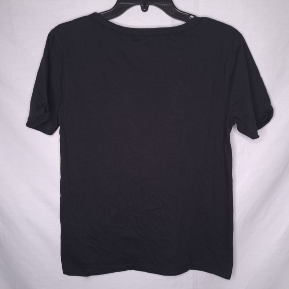 VANS Women's Black Bones & Roses Short Sleeve Graphic Tee MEDIUM - Picture 5 of 10